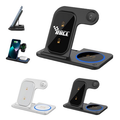 3-in-1 Foldable Wireless Charging Station